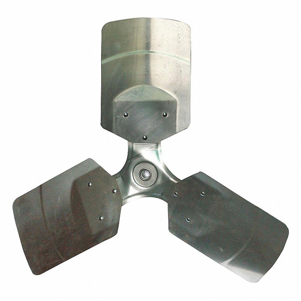 DAYTON GGS_47620 Propeller, 24 Inch Diameter, 3/5 Inch Bore Dia., 19 Deg. Pitch, 3 Blades, Aluminum | CJ3BQY 42LD31