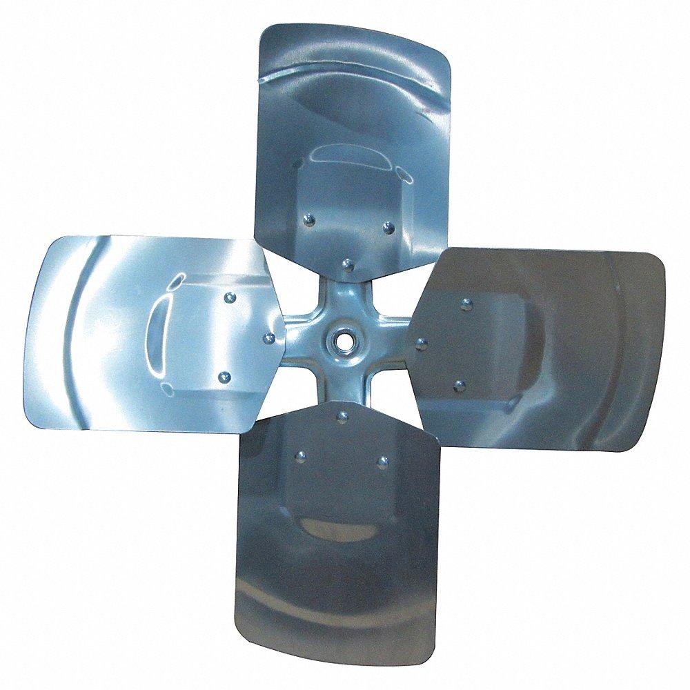 DAYTON VE10E042PG Propeller, 18 Inch Diameter, 1/2 Inch Bore Dia., 16.5 Deg. Pitch, 4 Blades | CJ3BUK 43XP98