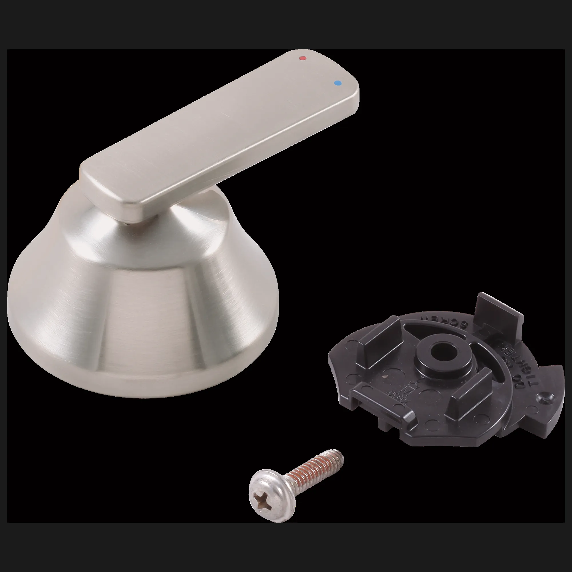 Delta Ashlyn Temperature Knob And Cover, Stainless