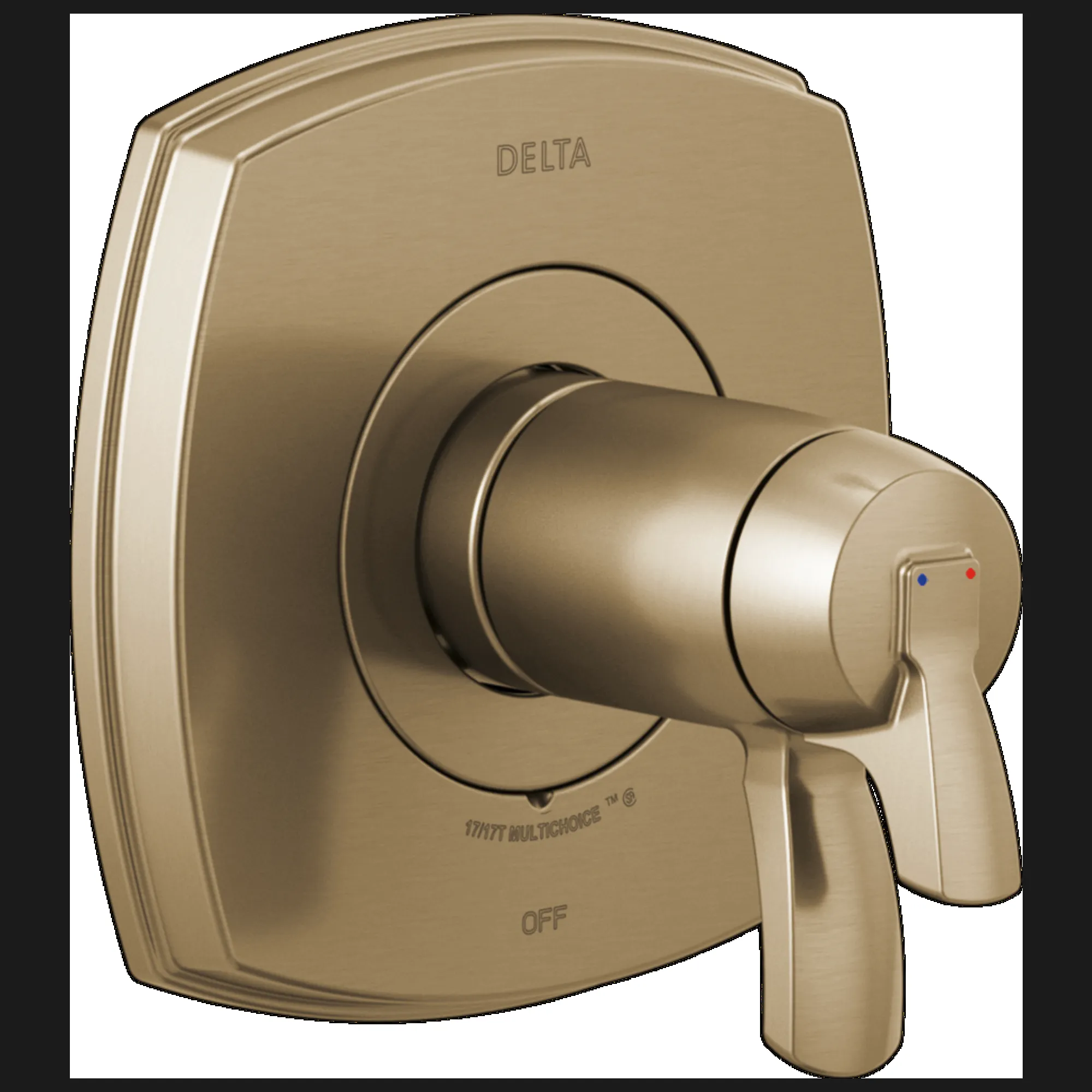 Stryke 17 Thermostatic Valve Only Champagne Bronze