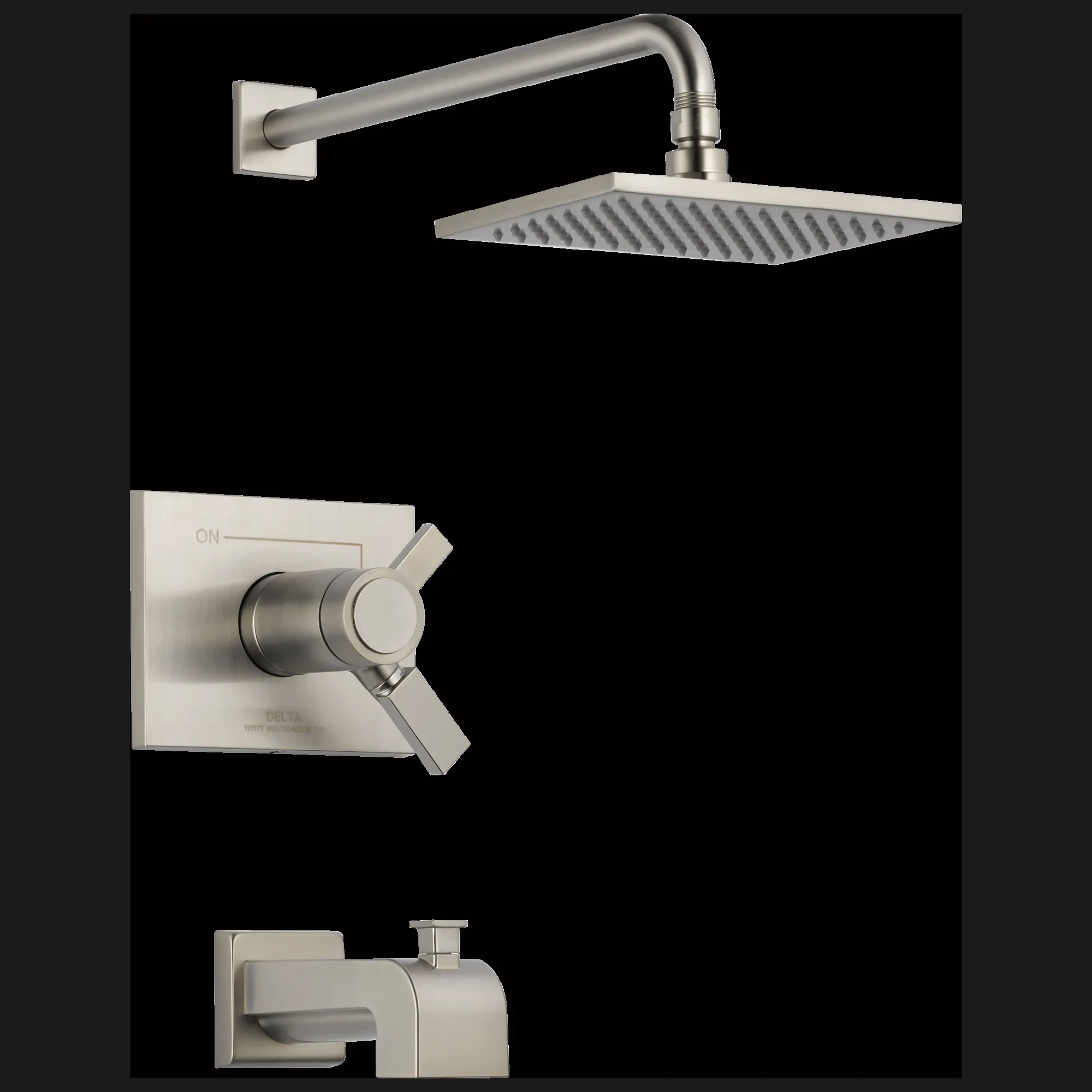 Vero TempAssure 17T Tub And Shower Trim Stainless