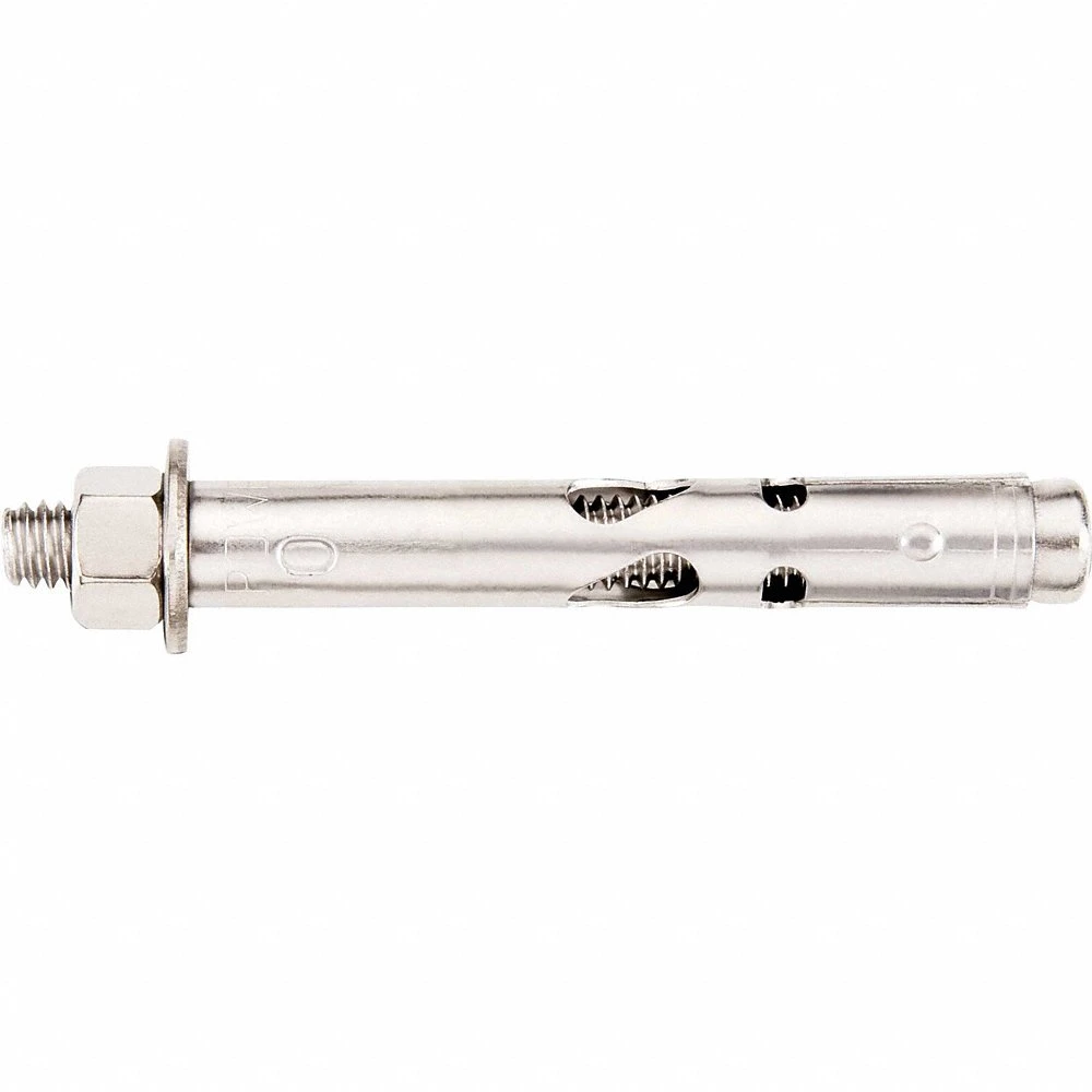 Sleeve Anchor, 3/4 Inch Dia, Steel, Hex, 10PK