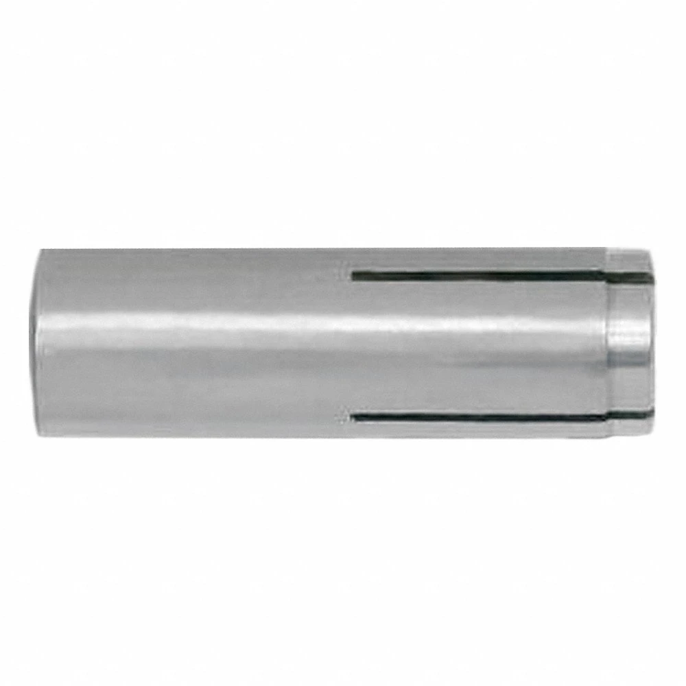 Drop-In Anchor, 3/8 Inch-16 Thread Size, 1 9/16 Inch Lg, 1/2 Inch Dia, Stainless Steel, 50PK