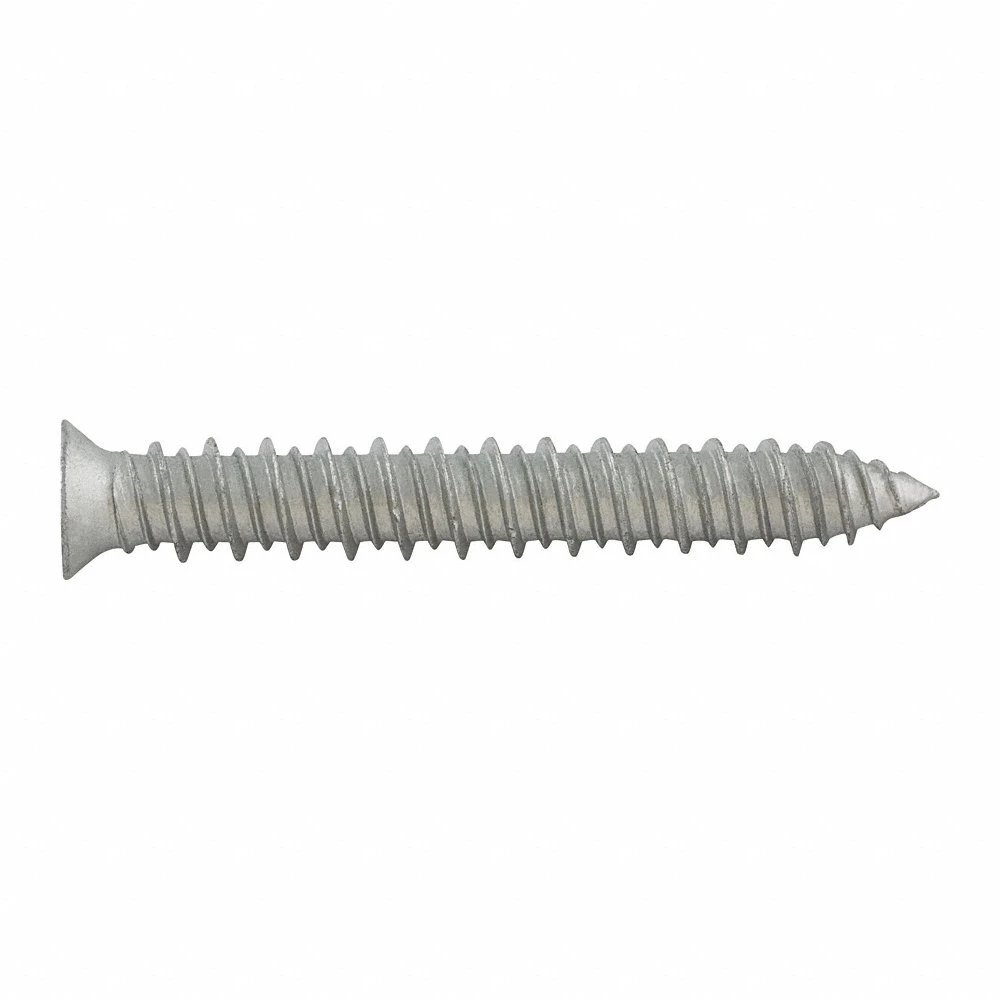 Screw Anchor, 1/4 Inch Dia, 5/16 Inch Size, 4 Inch Lg, 1 3/4 Inch Thread Length, 500PK