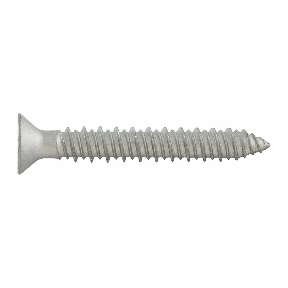 Screw Anchor, 1/4 Inch Dia, 5/16 Inch Size, 4 Inch Lg, 1 3/4 Inch Thread Length, 500PK