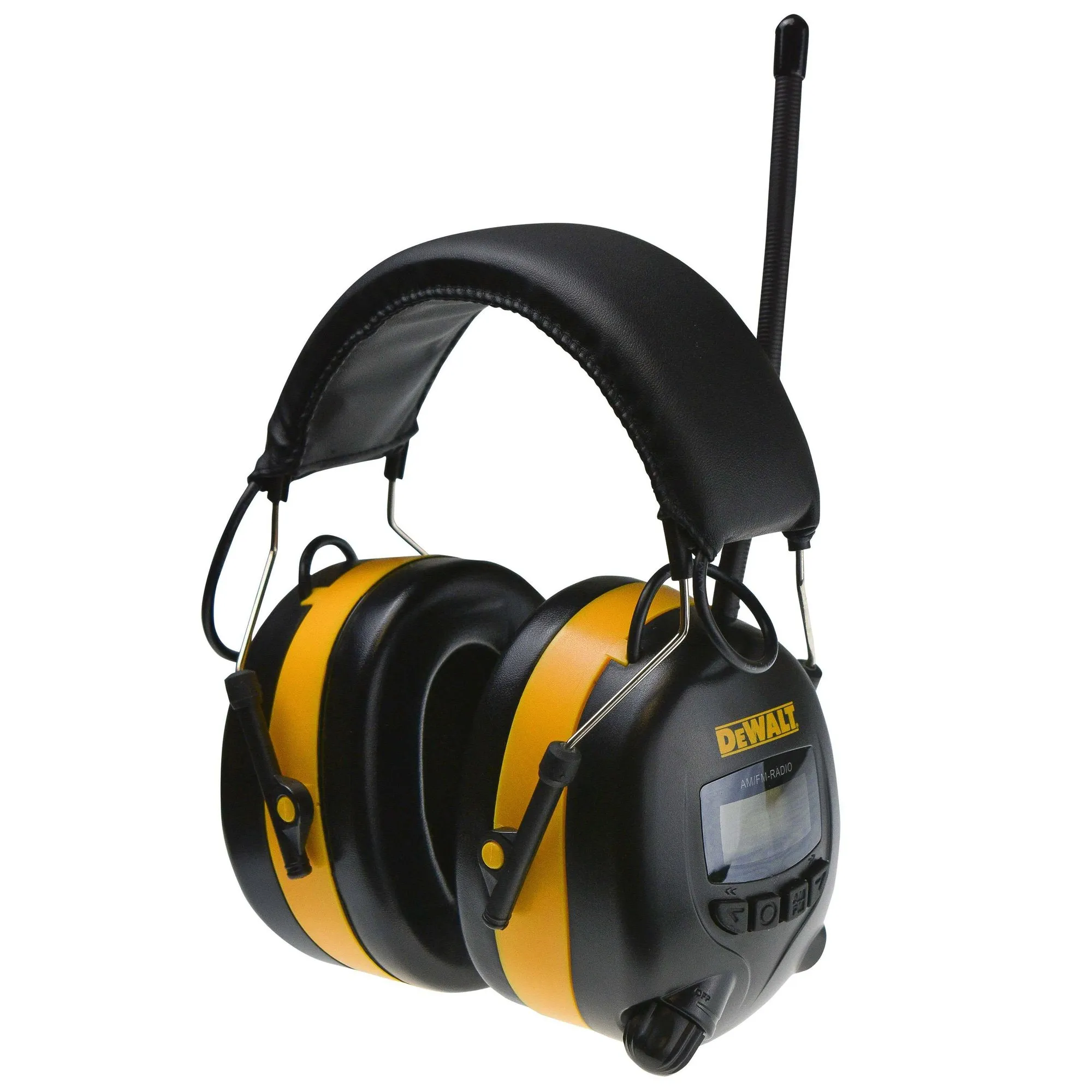 Over-the-Head Ear Muffs, 25, Yellow / Black