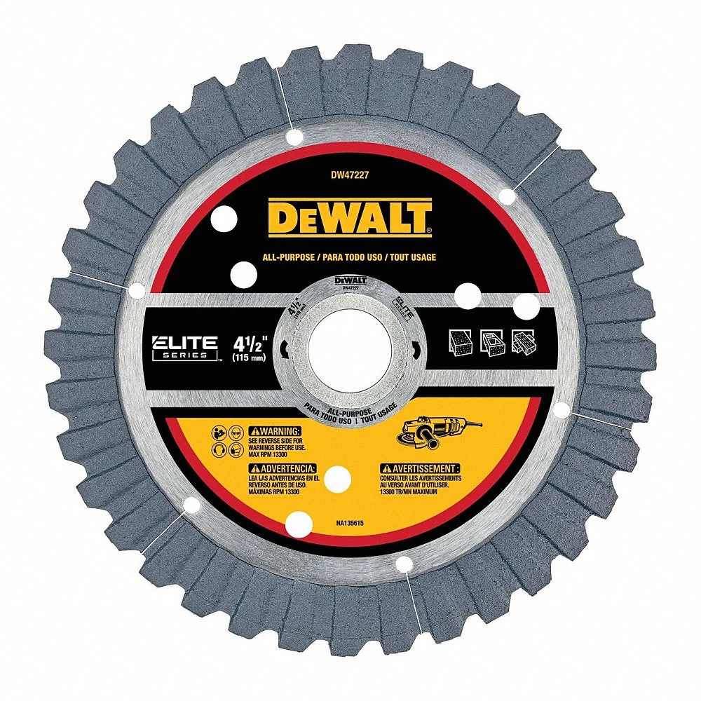 Diamond Saw Blade, 4 1/2 Inch Blade Dia