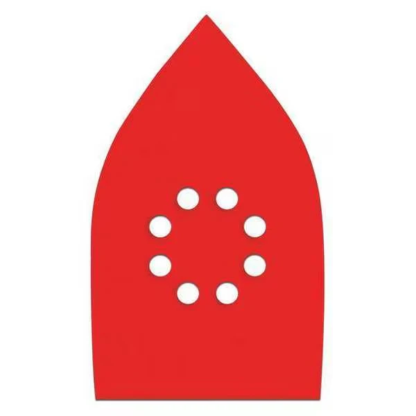 Feuilles abrasives de détail, grain grossier 80 g, paquet de 5