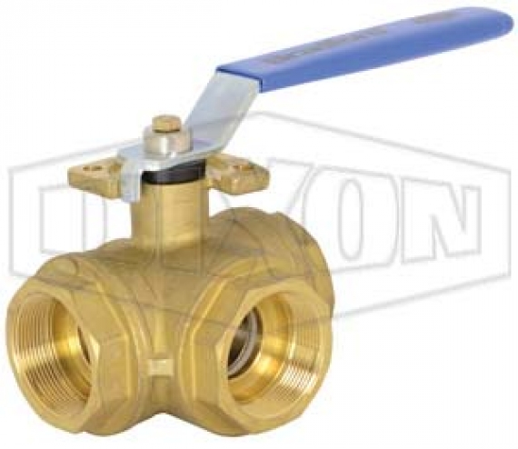 DIXON BV3BVTR-2001-A Ball Valve, 2 Inch Size, Brass | BX7ARW