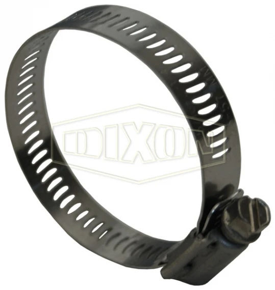 DIXON HSS248 Worm Gear Clamp, Stainless Steel Band, 9/16 Inch Size | AK2TJY