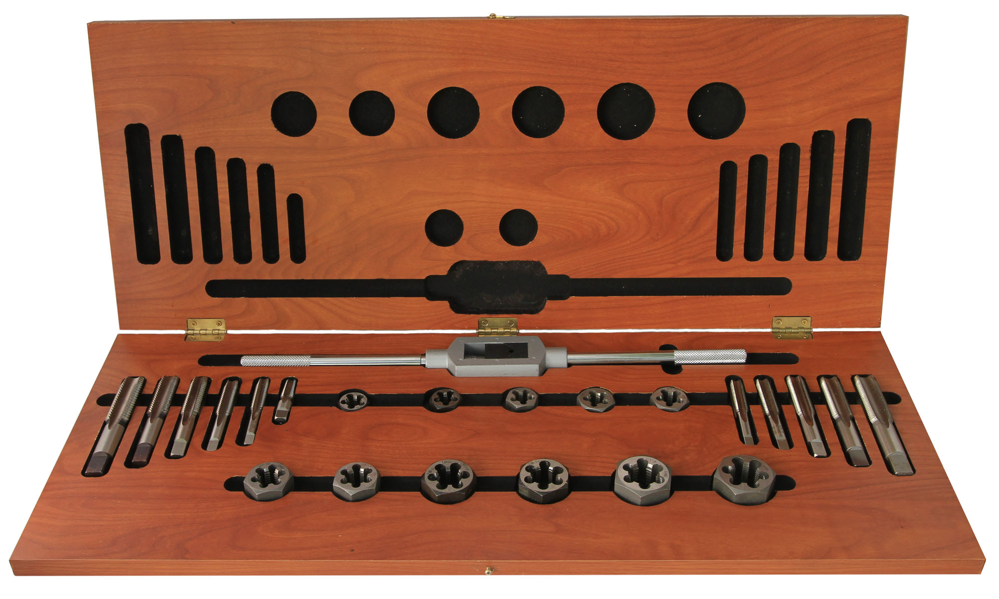 Tap and Hex Die Set, High Speed Steel, 23 Pcs Size