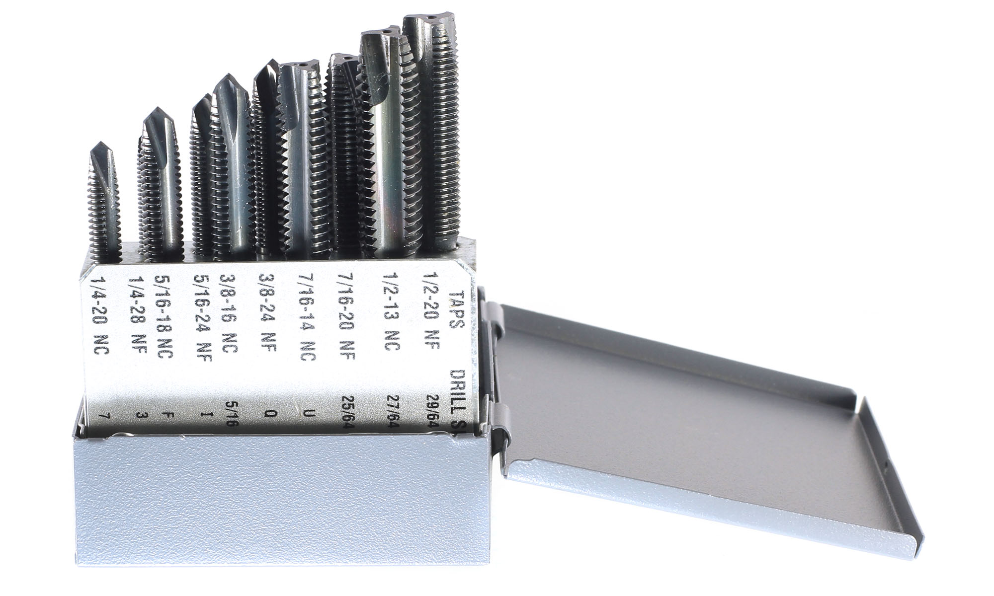 Spiral Point Tap Set, Right Hand Cut