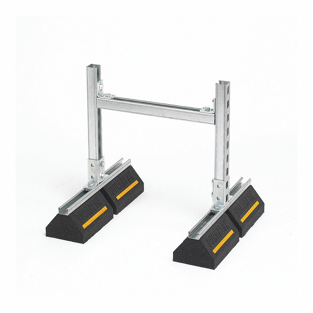 Duct Support Block, 26.75 x 13.5 Inch Size, Rubber Base