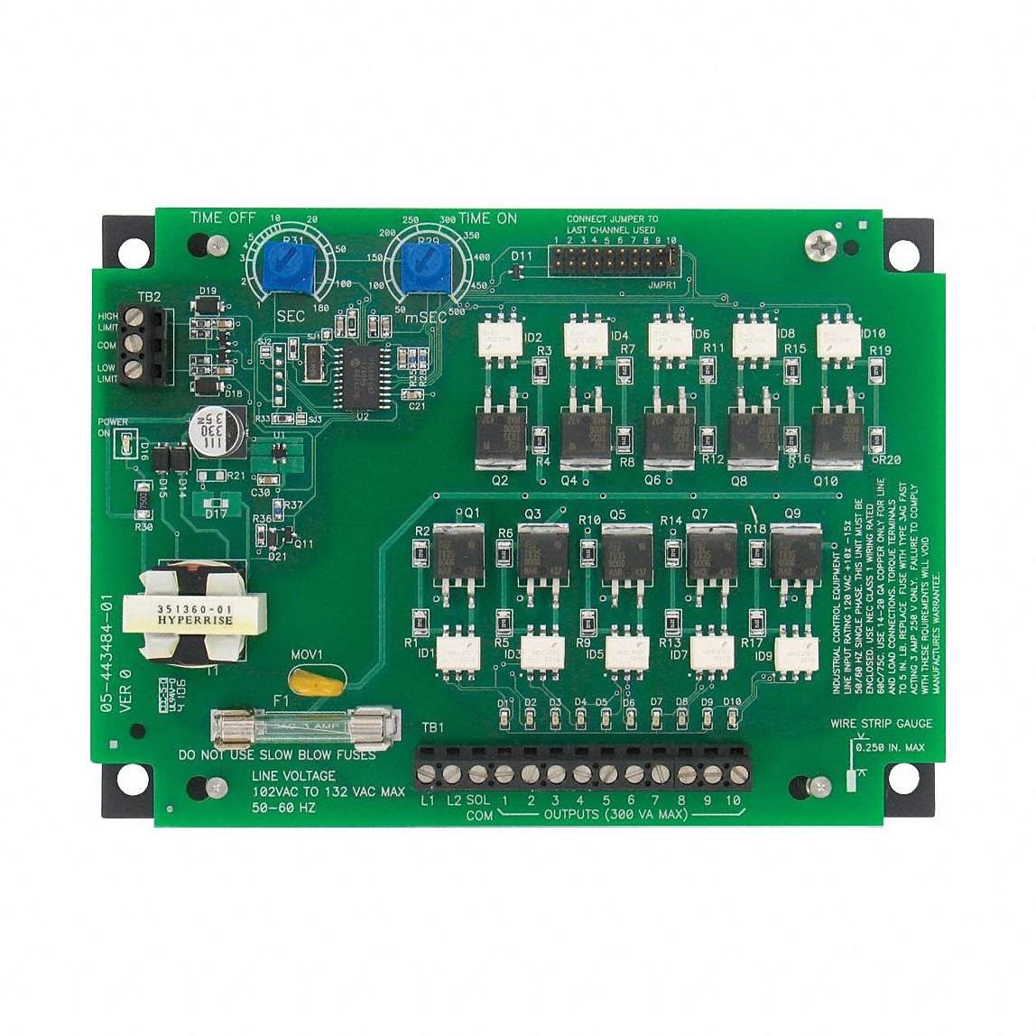 DWYER INSTRUMENTS DCT504A 4 Channel Timer Controller | CP3YEJ 25F279
