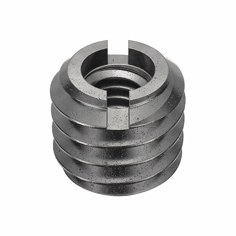 E-Z LOK 329-008 Self Locking Thread Insert, 19/64 Inch Length, Carbon Steel, F Drill Size | CG6MYN 4ZB94