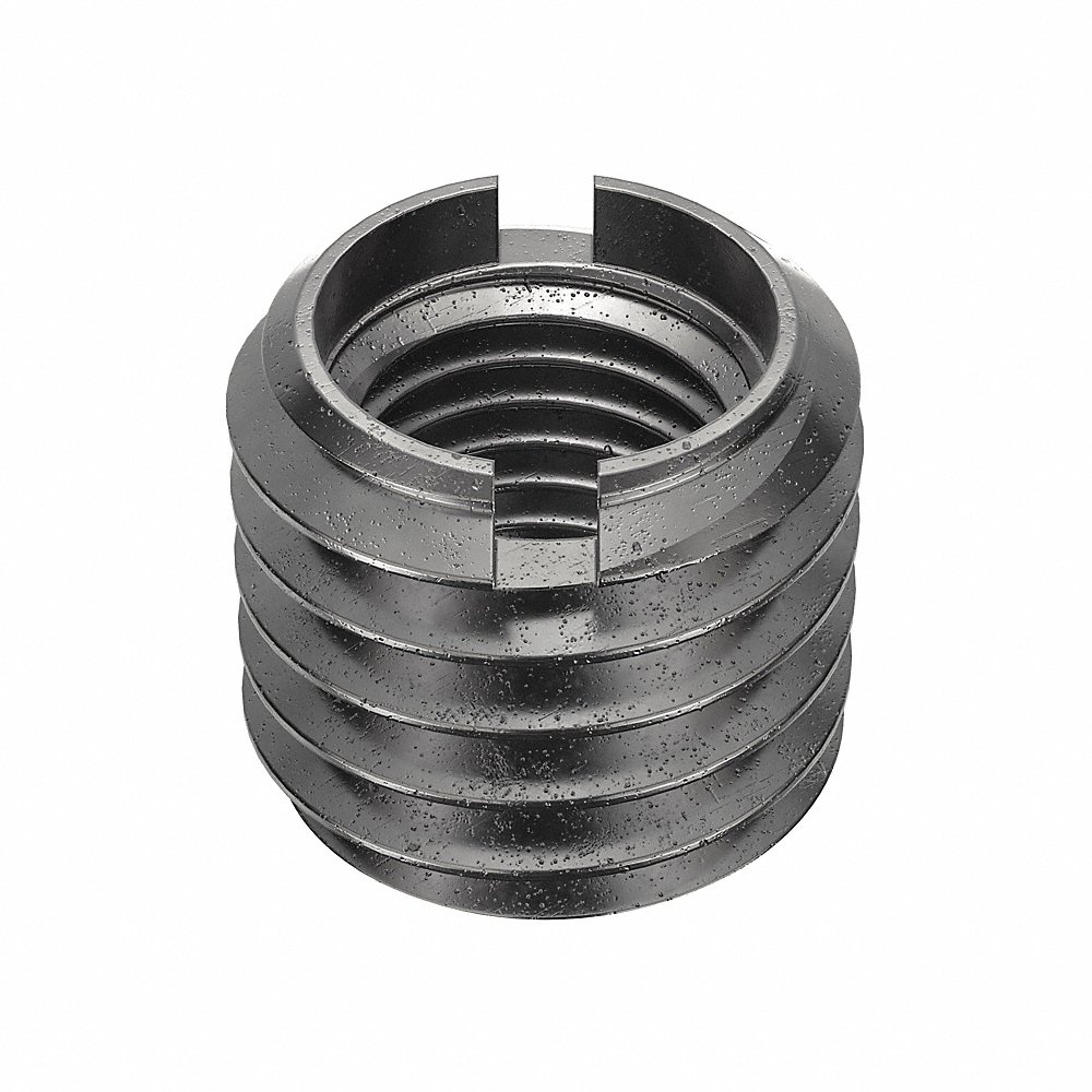 E-Z LOK 650-10F Self Locking Thread Insert, 33/64 Inch Length, Carbon Steel, 31/64 Inch Drill Size | CG6NBC 4ZE70