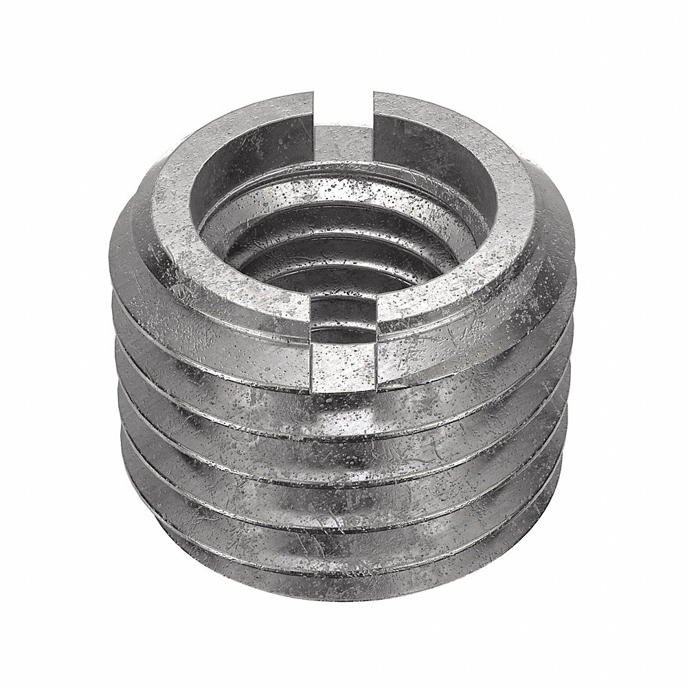 E-Z LOK 653-14 Self Locking Thread Insert, 11/16 Inch Length, 303 Stainless Steel, 49/64 Inch Drill | CG6NBM 4ZE79