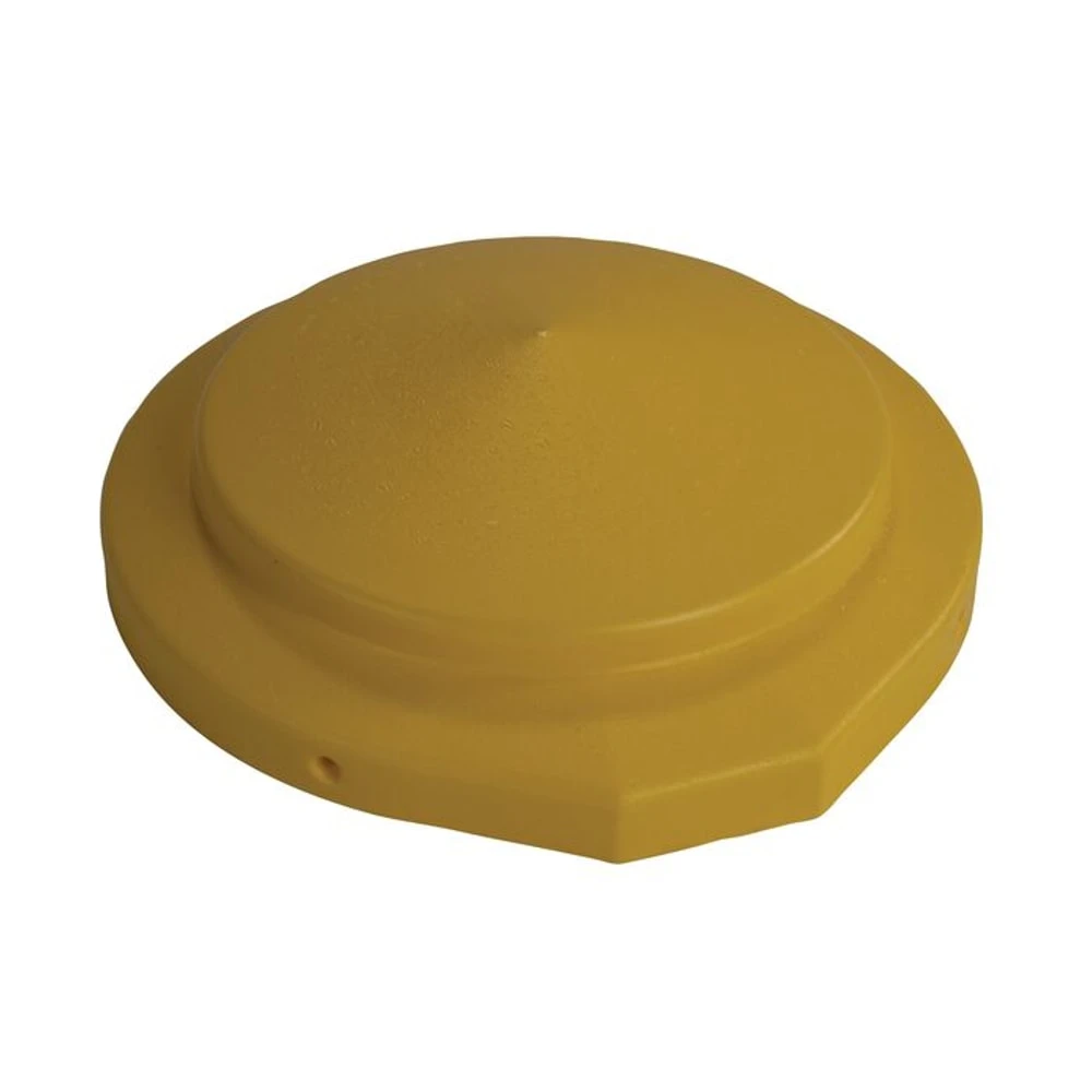 EAGLE 1667 Drum Cover, High-Density Polyethylene, Open Head, Yellow | AE6CRE 5PW09