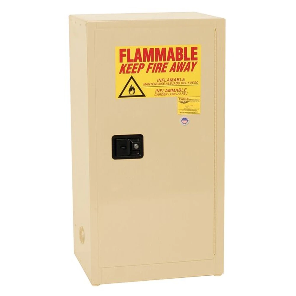 EAGLE 1905XBEI Flammable Liquid Safety Cabinet, 16 Gallon, Self Close | CE7RWG