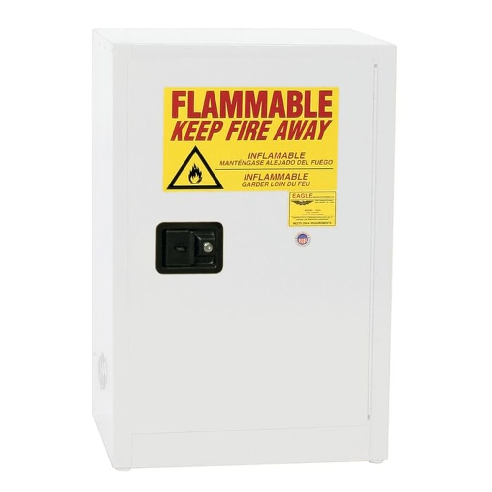 EAGLE 1924XWHTE Flammable Liquid Safety Cabinet | CE7RXB