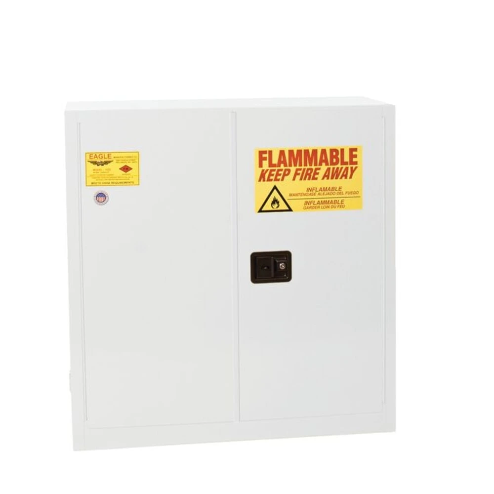 Armoire de sécurité pour liquides inflammables, 30 gallons