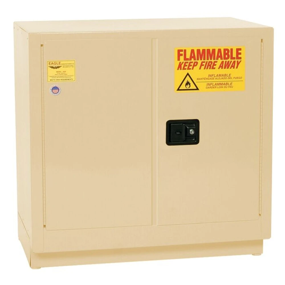EAGLE 1970XBEI Flammable Liquid Safety Cabinet, 22 Gallon, Under Counter | CE7RYY