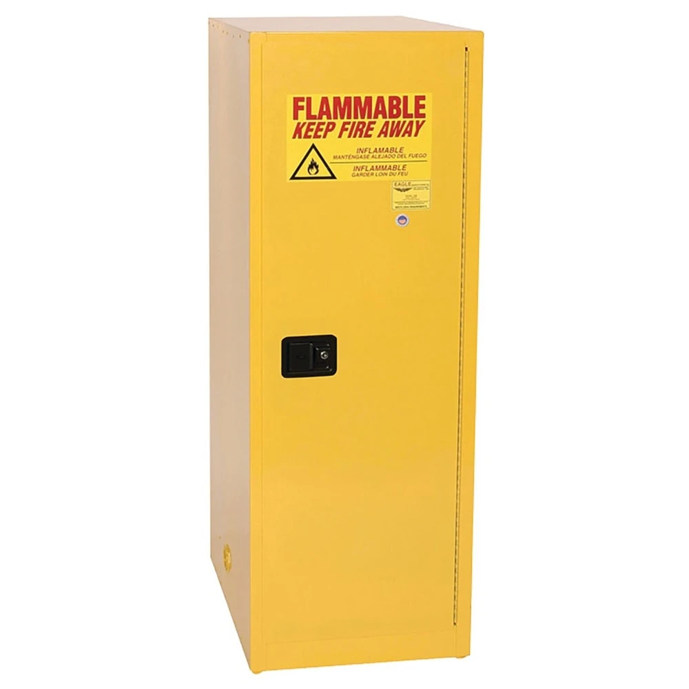 EAGLE 4610 Flammable Safety Cabinet 48 Gallon Yellow | AD8ATV 4HPN6