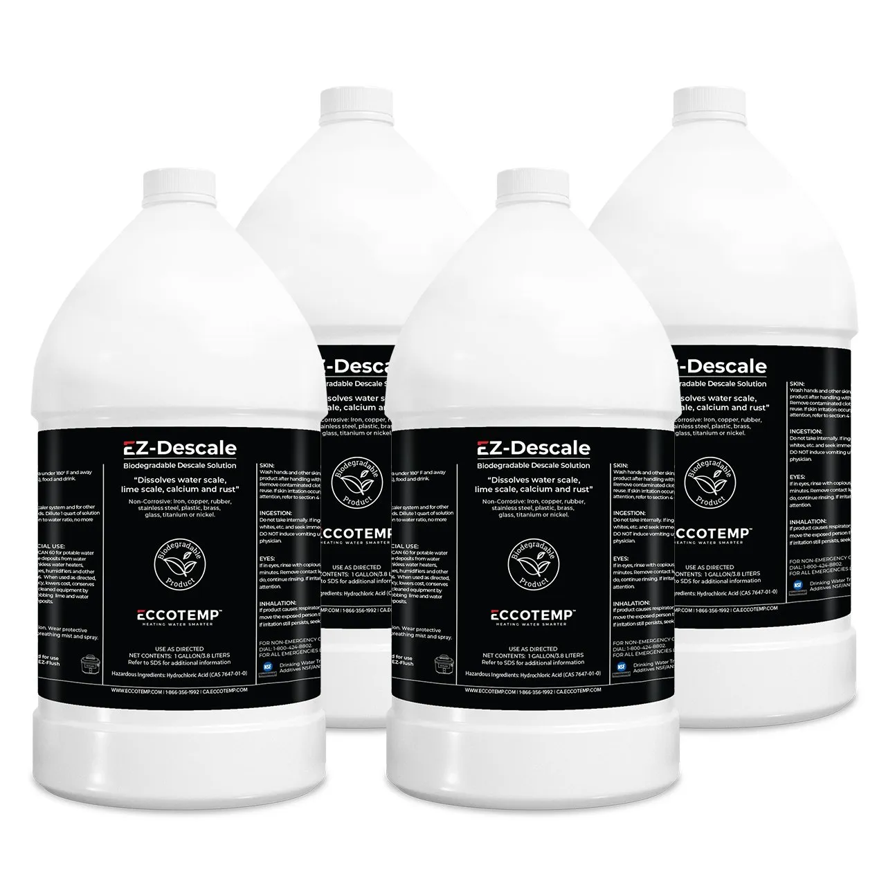 System Descaler Solution, 1 Gal, 4PK