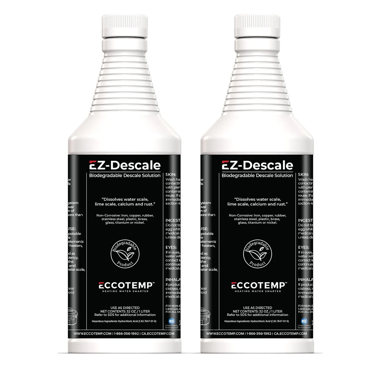 System Descaler Solution, 32 oz, 2PK