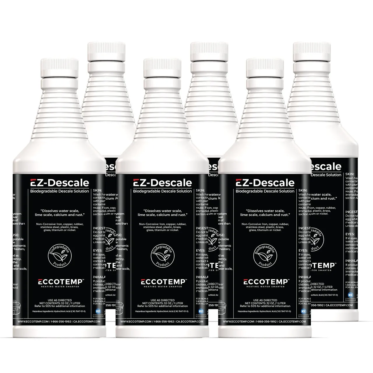 System Descaler Solution, 32 oz, 6PK