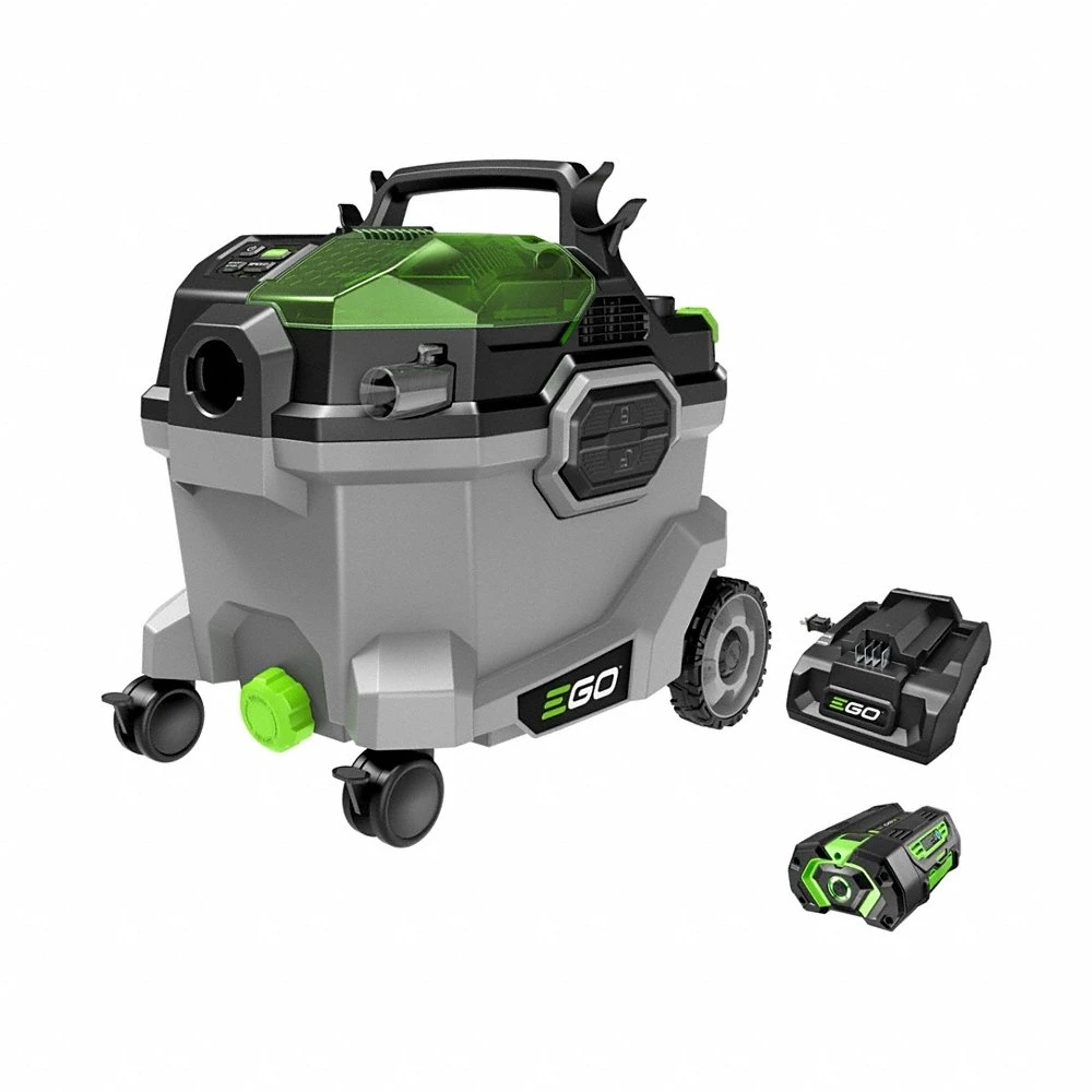 Portable Shop Vacuum, 9 gal Tank Size, Plastic, 1 7/8 Inch Vacuum Hose Dia, 5 HP