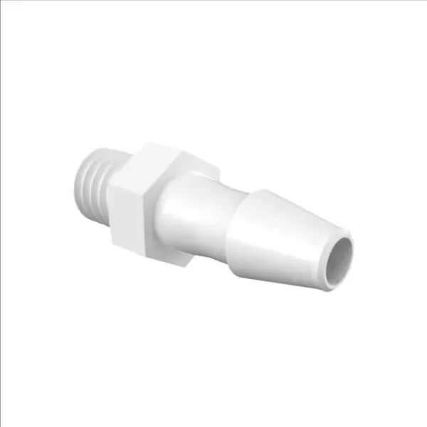 ELDON JAMES A1032T-2-200WP Adapter, 10-32 Taper Thread Size, 1/8 Inch Barb, White Polypropylene | CJ8CMG