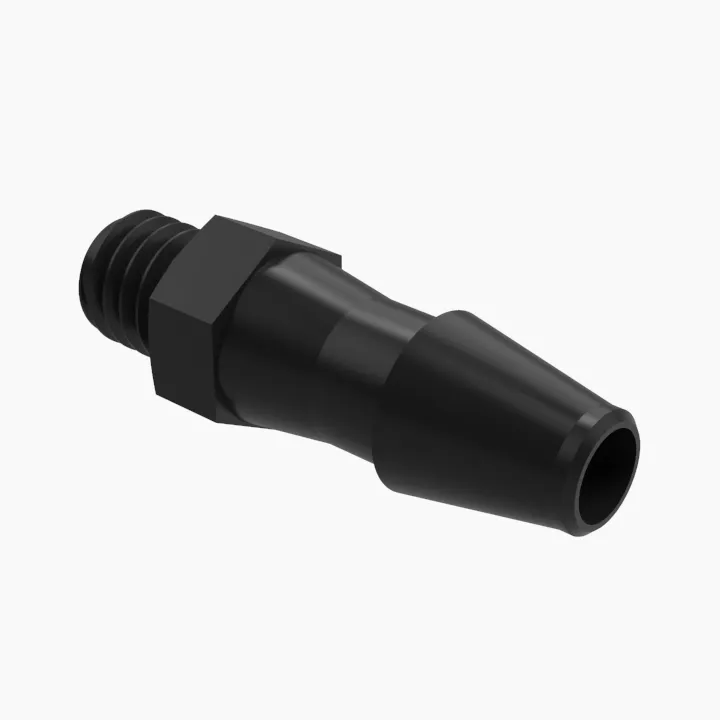 ELDON JAMES A1032X-2.5-200BN Adapter, 10-32 Extended Thread Size, 5/32 Inch Barb, Black Nylon | CJ8CNE