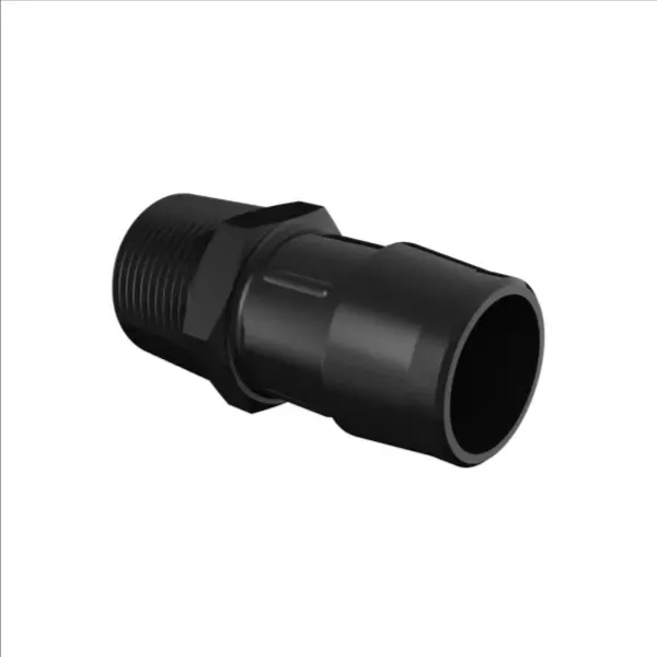 ELDON JAMES A12-16BN Adapter, 3/4 NPT Thread Size, 1 Inch Barb, Black Nylon | CJ8CPP