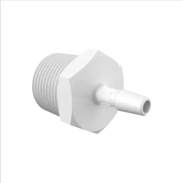 ELDON JAMES A12-4S80NK7 Adapter Schedule, 80 3/4 NPT Thread Size, 1/4 Inch Barb, Natural Kynar 740 | CJ8CQM