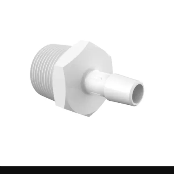 ELDON JAMES A12-6S80NK7 Adapter Schedule, 80 3/4 NPT Thread Size, 3/8 Inch Barb, Natural Kynar 740 | CJ8CQY