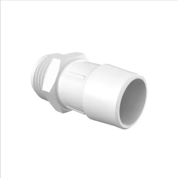 ELDON JAMES A12GH-16WN Garden Hose Adapter, 3/4 Inch GH, 1 Inch Inside Dia., White Nylon | CJ8CTC