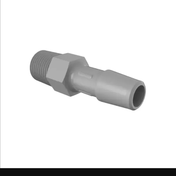 ELDON JAMES A2-5SS Adapter, 1/8 NPT Thread Size, 5/16 Inch Barb, Stainless Steel | CJ8CZG