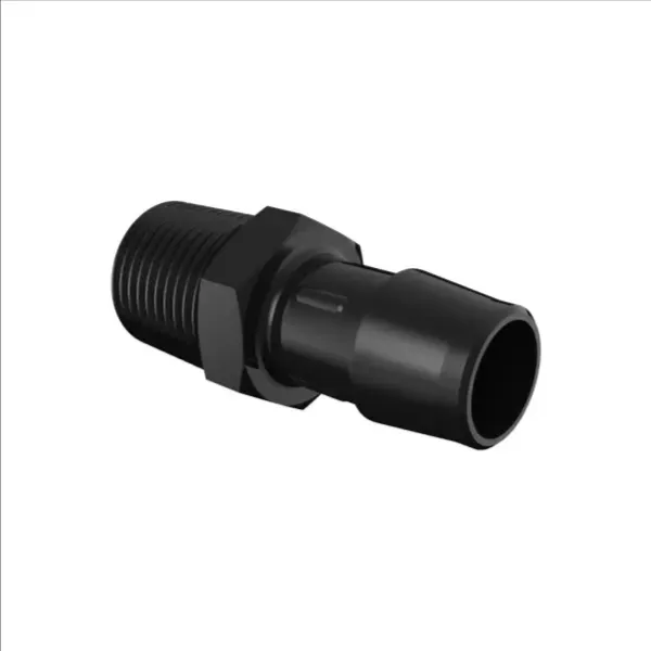 ELDON JAMES A8-10BN Adapter, 1/2 NPT Thread Size, 5/8 Inch Barb, Black Nylon | CJ8DNW