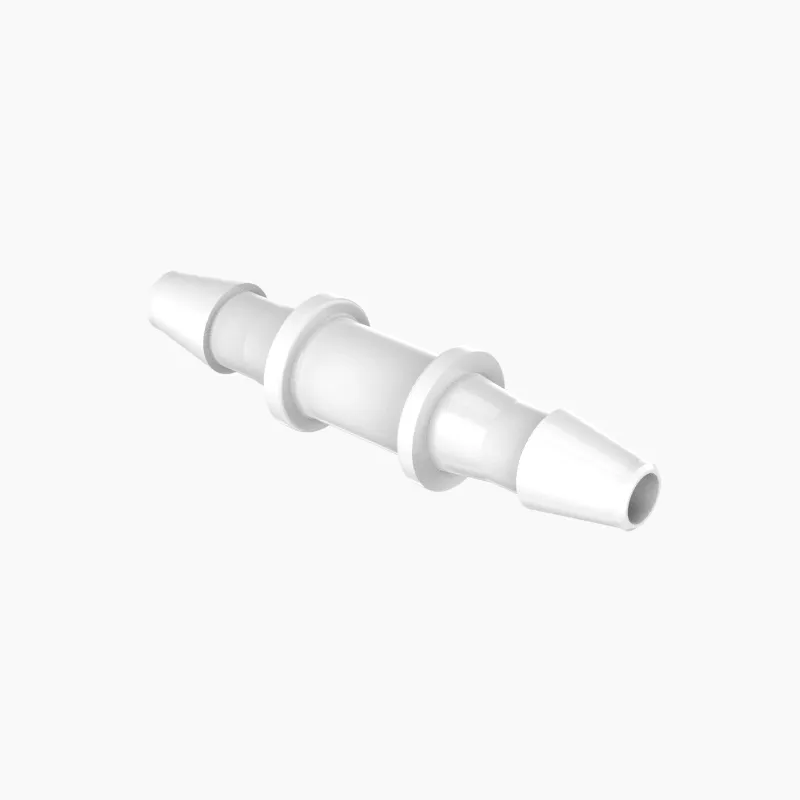 ELDON JAMES C0-1-200WN Straight Coupler, 1/16 Inch Inside Dia., White Nylon | CJ8EAE