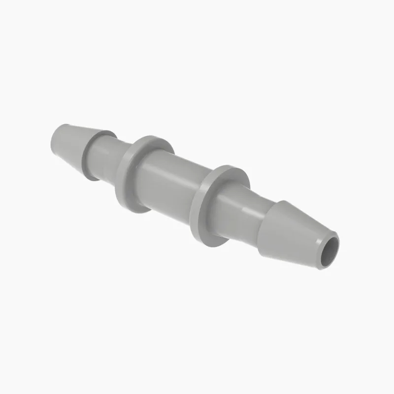 ELDON JAMES C0-1.5-200PVDF Straight Coupler, 3/32 Inch Inside Dia., Gray Kynar 740 | CJ8DYU