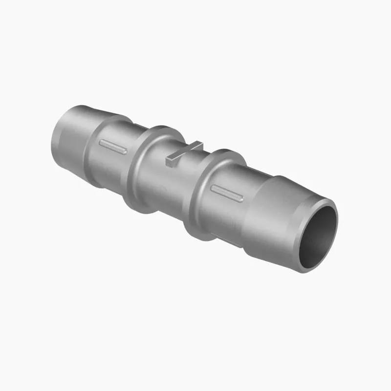 ELDON JAMES C0-10SS Straight Coupler, 5/8 Inch Inside Dia., Stainless Steel | CJ8DZL
