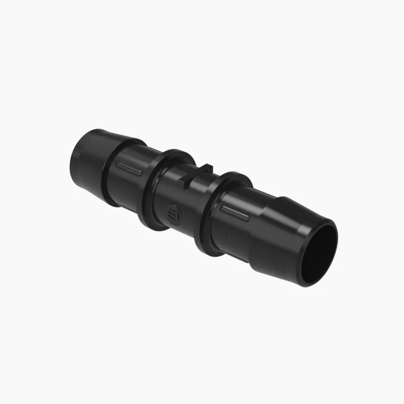ELDON JAMES C0-12BN Straight Coupler, 3/4 Inch Inside Dia., Black Nylon | CJ8EAL