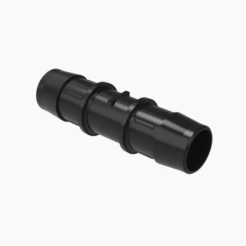 ELDON JAMES C0-16GFBN Straight Coupler, 1 Inch Inside Dia., Glass Filled Black Nylon | CJ8EBD