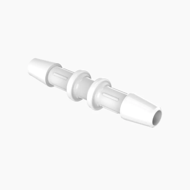 ELDON JAMES C0-2.5WP Straight Coupler, 5/32 Inch Inside Dia., White Polypropylene | CJ8ECE