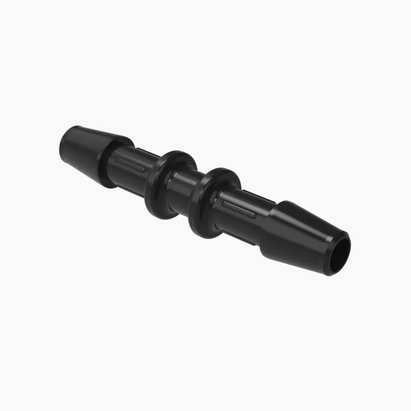 ELDON JAMES C0-2.5BN Straight Coupler, 5/32 Inch Inside Dia., Black Nylon | CJ8EBR