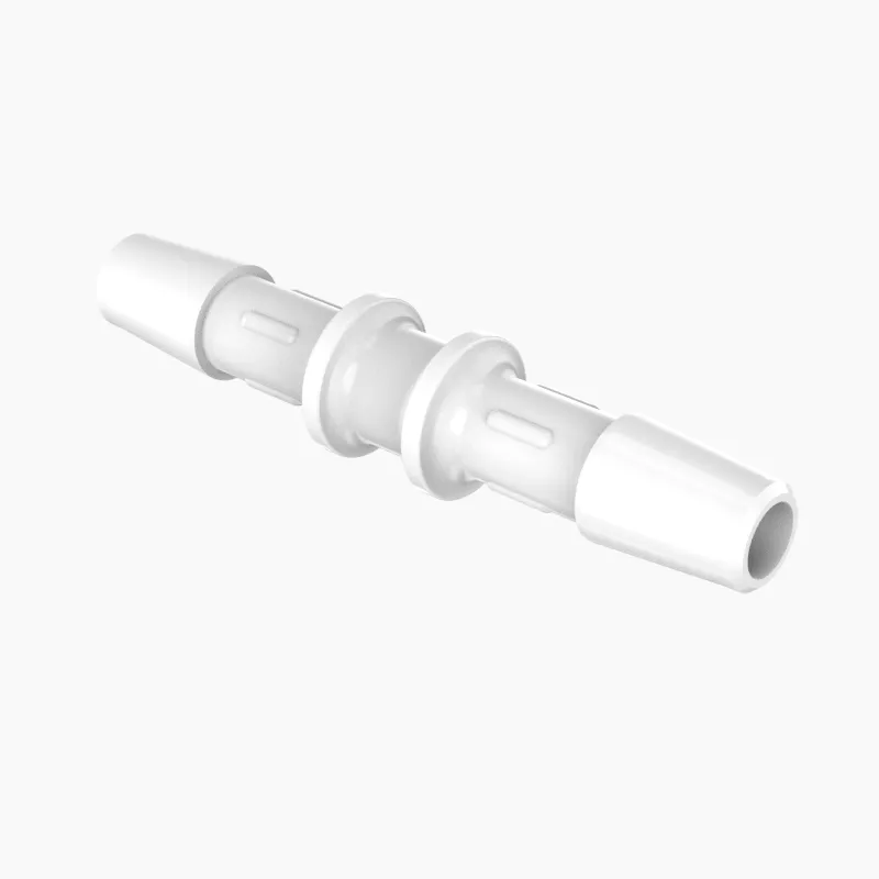 ELDON JAMES C0-4MN-QC Straight Coupler, 1/4 Inch Inside Dia., Medical Nylon | CJ8EEC