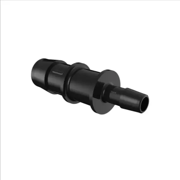 ELDON JAMES C12-6BN Reduction Coupler, 3/4 x 3/8 Inch Inside Dia., Black Nylon | CJ8EKV