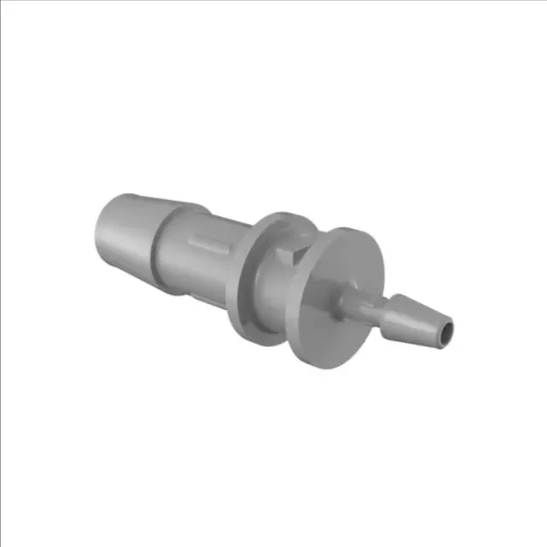 ELDON JAMES C6-2PVDF Barbed Reduction Coupler, Inch Size, Grey Kynar 740 | CJ8EYL