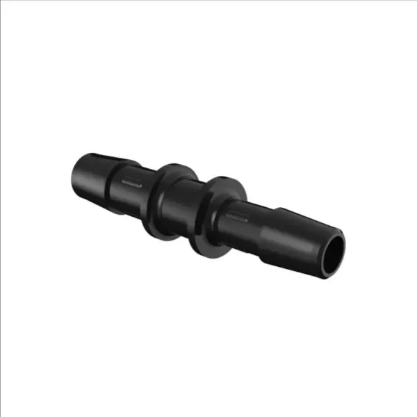 ELDON JAMES C6-5BN Reduction Coupler, 3/8 x 5/16 Inch Inside Dia., Black Nylon | CJ8EZF